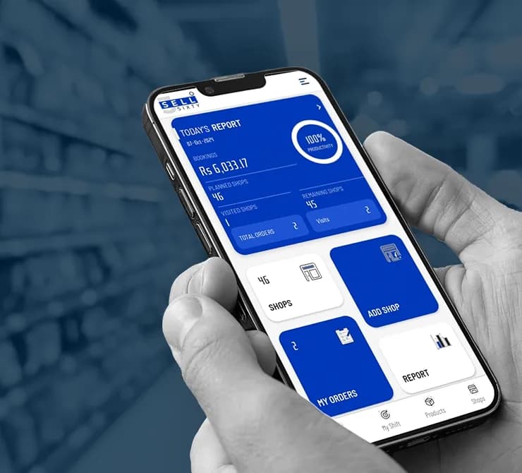 Field app on a phone